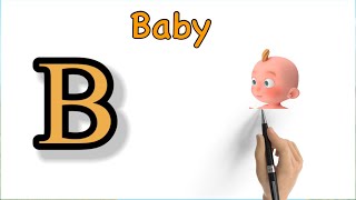 Alphabet Song, Learning ABC on whiteboard Animation, Preschool Learning ABC.Learn Writing Alphabets