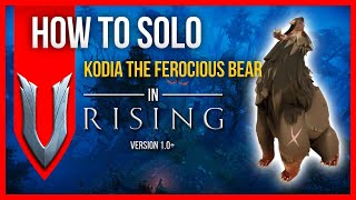 V Rising Solo Boss Guide - Kodia the Ferocious Bear