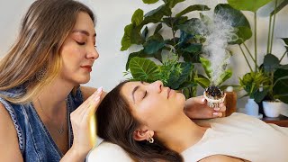 ASMR Reiki Energy Cleansing | Humming, Deep Breathing, Manifesting, Real Person,Soft Spoken Roleplay