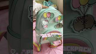 ♡。·˚˚· Pack my backpack with me ·˚˚·。♡  #hellokitty #pusheen #packwithme #packing 💘