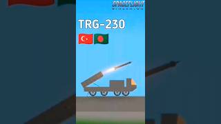 TRG-230 Turkish Rocket Launcher System in Spaceflight Simulator SFS #sfs #rocket #viral #shorts