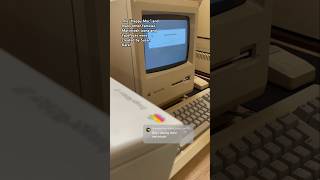 Retro Computer ASMR: Macintosh Plus booting from floppy disk & Susan Kare’s “Happy Mac” #marchintosh