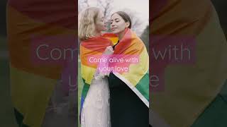 Watching love come alive #lgbtqwedding #lgbtqiapride