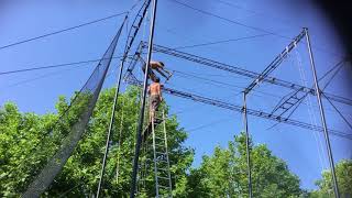 Structure Trapèze Volant Galaprini 2018 (15) : Entrainement double tendu.