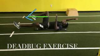 Dead bug Exercise