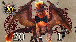 The Monsters of Monster Hunter Re-Ranked! (by you!) | Part 14: 20-1 | Finale!