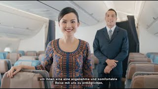 Verstärkte Hygienestandards an Bord | Singapore Airlines