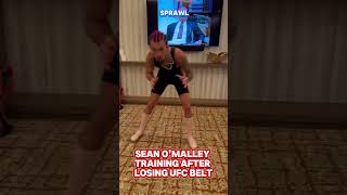 Sean O’Malley training wrestling after losing UFC belt #ufc #mma #wrestling #seanomalley