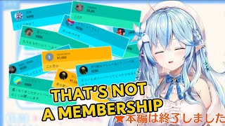 Lamy gets Super Chat flood when a listener asking about membership【ENG SUB】【Hololive】