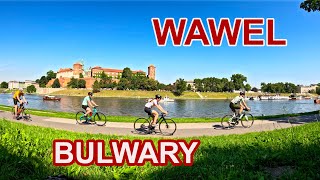 Kraków 🏰 Wawel 🚶Bulwary wiślane 🚴 Bulwar Poleski 🚣 Bulwar Czerwieński 📷 Timelapse 😎 Lato 2023