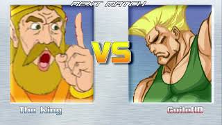 The king vs Guile. MUGEN