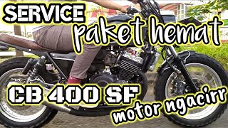 Service paket hemat CB400SF bikin mesin bertenaga lagi..