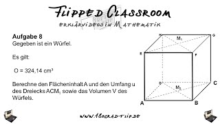 Pythagoras im Würfel - Aufgabe 8