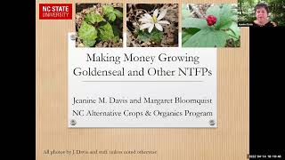 Goldenseal and Other NTFPs