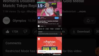 the moment Indonesia win Olympic tokyo 2020 women's double badminton #shorts #olympics #edit #asia