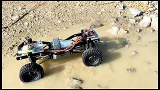 BTS (Behind The Scene) DIY RC 4WD test.