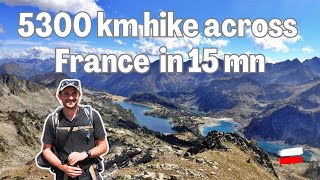 Thru-hike across France in 15 minutes