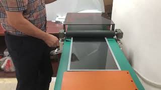 How To Install Polarizer Film on a LCD Monitor ? - LCD Display Polarizer Film Laminator Applicator