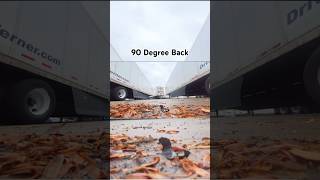 Trucker 90 Degree Back #shorts #youtubeshorts #trucking