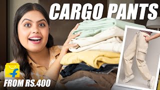 New Baggy Cargo Pants, High Waisted Pants Haul |  Myntra Cargo Pants Haul 2024 | By Priya Pandey