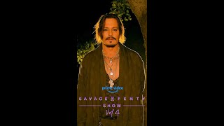 Johnny Depp's unmatched swagger in first ever male "star moment" of SAVAGExFenty show 🔥🌟