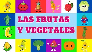 ¡Nombres de Frutas y Vegetales para Niños! 🌟🍎🍌🥦 | Aprende Jugando