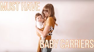 My 3 Favorite Baby Carriers