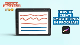 Smooth Lines In Procreate | Using StreamLine | Easy Tutorial