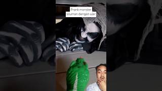 prank monster siluman  #funny #prank #comedy #genderuwo  #challenge #monster #siluman #ular #snake