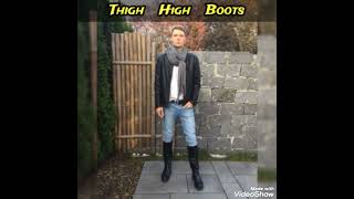 Thigh high boots for men. #short #youtubeshorts