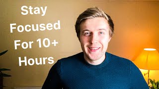 Why I'm Able to Study 10+ Hours per Day (How to Stay Productive)