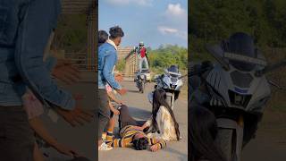 Badmashi Humse Nahi 😡 || Sumon Stunts 🔥 || Bhagatt Aadmi #shorts #ktm