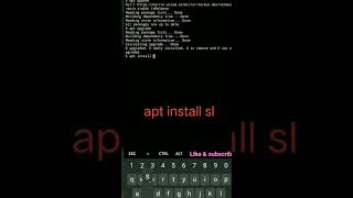 In Mobile Train Run In Termux || #shorts #short #shortvideo #coding #java #html #termux