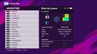 eFootball PES 2020 ARGENTINA players ratings ft. Dybala, Aguero, Messi