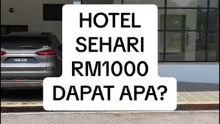 hotel rm2000 sehari