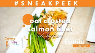 Oat Crusted Salmon Fillet over Asparagus | Chef Mike Pichetto | Sneak Peek