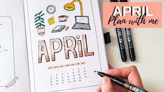 Plan With Me | April 2021 Bullet Journal Setup