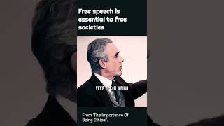 Free speech is essential to free societies. Jordan Peterson  #JordanPeterson #freespeech