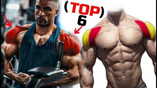 How to get Boulder shoulder FAST  ( BEST 6 SHOULDER EXERCISES )