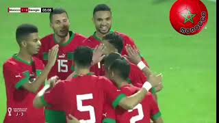 Maroc 2 Vs 0 Géorgie 1ère mi-temp. Quel But de Hakim ZIYECH 🤩💣