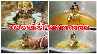 গোপাল সোনার জন্মাষ্টমী।।কি কি  দিয়ে পুজো করলাম??@shilpasvlog5805