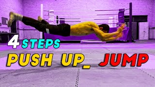 push up jump 4steps🚀🔥👊