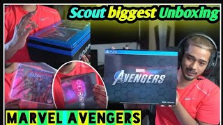 Scout Marvel Avenger Gift unboxing || Scout unboxing Avenger game || Pubgmobile