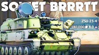 Soviet Brrrrrtt [ZSU-23-4] [Stock experience] [Part: 2] - War Thunder #514