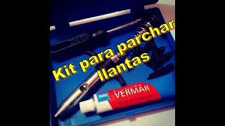 Kit para parchado de llantas