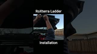 🪜RoXterra Ladder Install on the Xterra! 😎 #nissanxterra #roxterra #gobi #shorts #offroad #mods