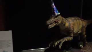 Velociraptor Wearing a Party Hat