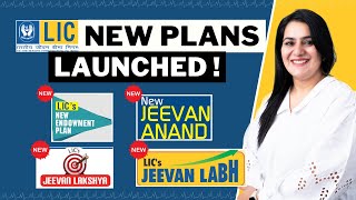 LIC's Latest UPDATED Plans | जीवन लाभ 736 | जीवन आनंद 715 | जीवन लक्ष्य 733 | एंडोमेंट प्लान 714