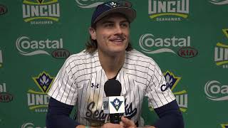 UNCW Baseball Tanner Thach | Postgame vs Saint Joseph's, 3-08-24