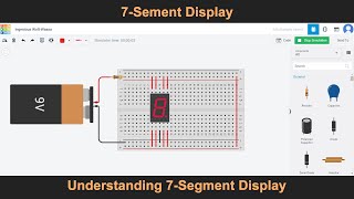 7 Segment Display in Tinkercad